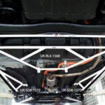 Honda CRZ 10+ UltraRacing 4-punkti tagumine alumine Brace 1568