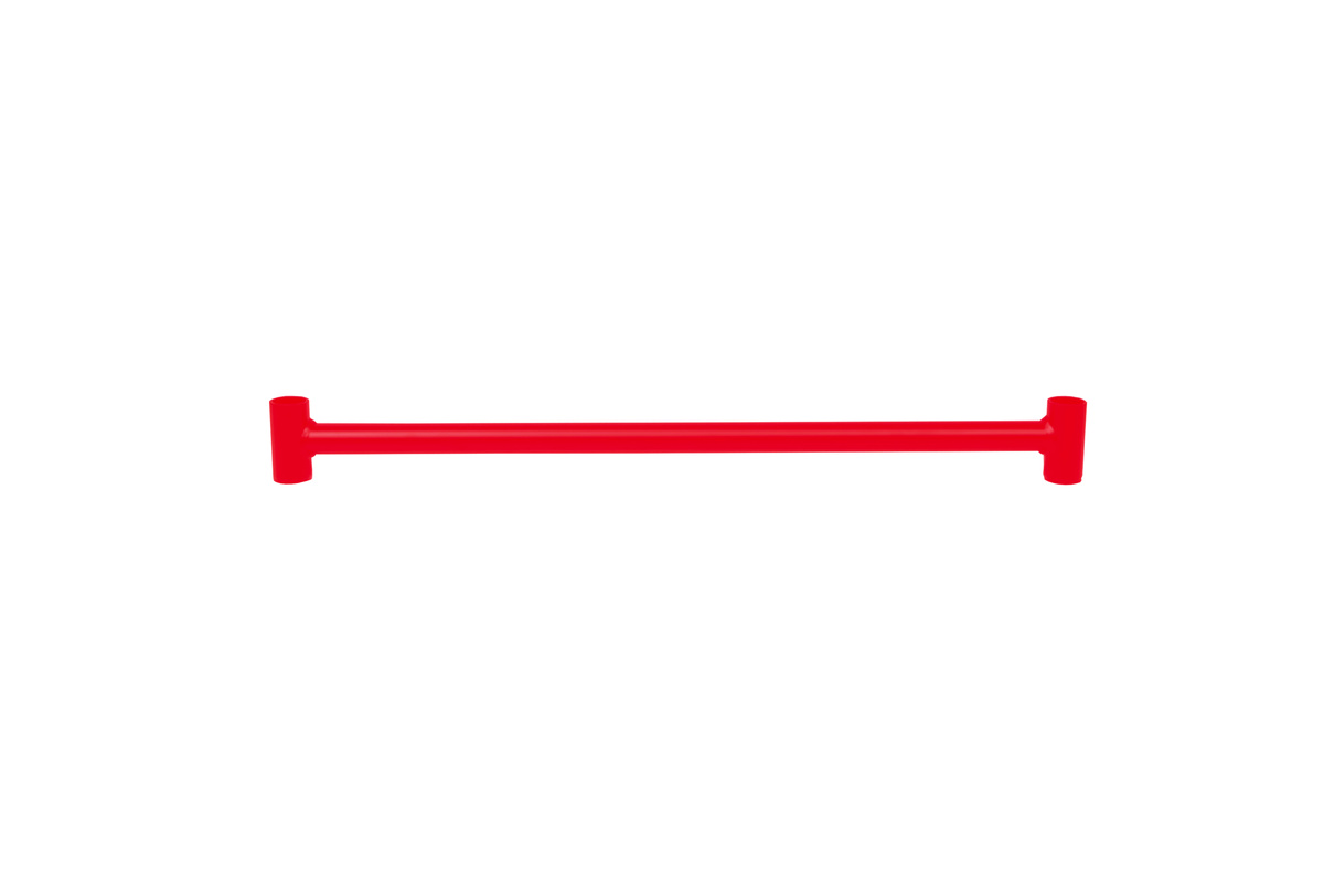 Tagumine alumine Strut bar Honda Civic V punane