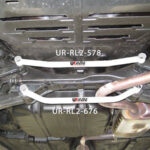 Hyundai i30 07-12 UltraRacing 2-punkti tagumine alumine Tiebar 676