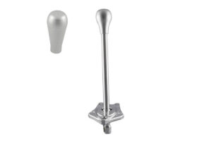 Shortshifter BMW E90 E82 pikk hõbedane nupp alumiinium