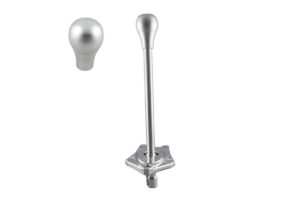 Shortshifter BMW E90 E82 lühike hõbedane nupp alumiinium