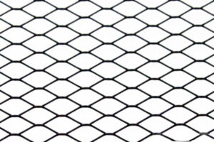 ALU mesh Iluvõre Diamond must 120x40cm 12x7mm