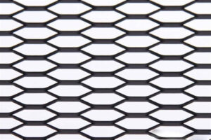ALU mesh Iluvõre Honey Comb must 120x20cm 21x6mm