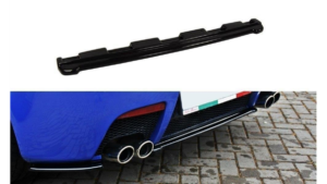 Splitter Alfa Romeo 147 GTA tagumine keskosa ilma Difuusorita Läikiv must
