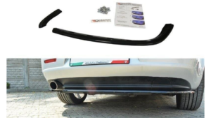 Splitter Alfa Romeo 159 tagumine keskosa ilma Difuusorita Läikiv must