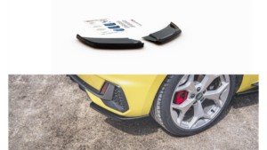 Splitter Audi A1 GB S-Line tagumine külje Läikiv must