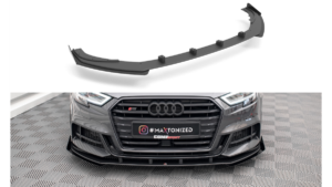 Splitter Audi A3 8V Facelift S-Line esi Pro v.1 + tiivad must-punane