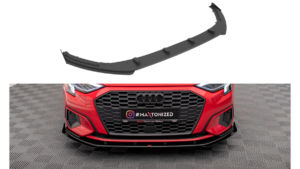 Splitter Audi A3 8Y esi Pro + tiivad must-punane