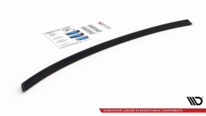 Splitter Audi A4 B8 Avant tagumine keskosa Läikiv must
