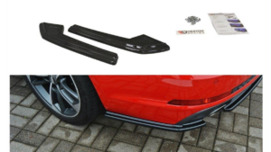 Splitter Audi A4 B9 S-Line tagumine Läikiv must