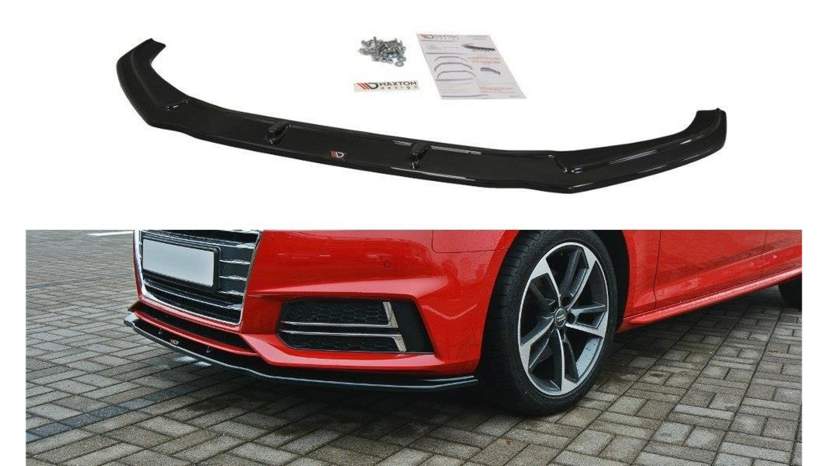 Splitter Audi A4 B9 S-Line esi v.2 Läikiv must