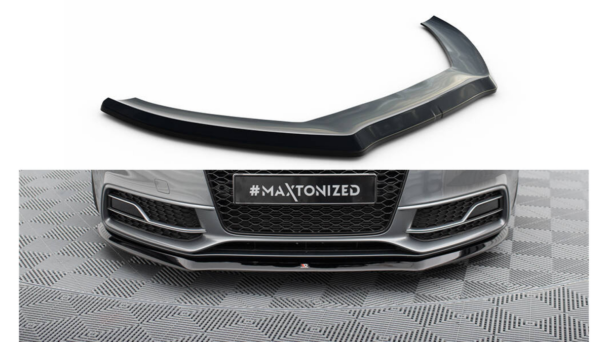 Splitter Audi A5 8T Facelift S-Line esi v.1 Läikiv must