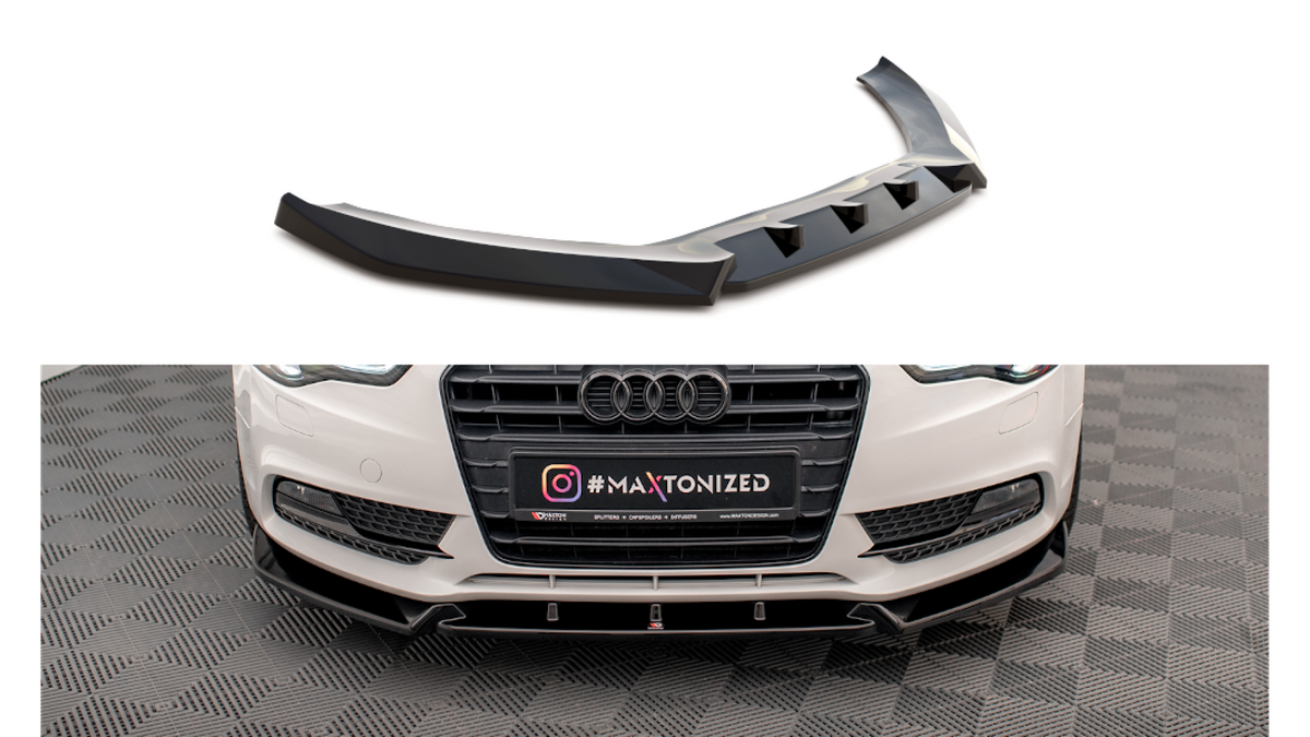 Splitter Audi A5 8T Facelift esi v.1 Läikiv must