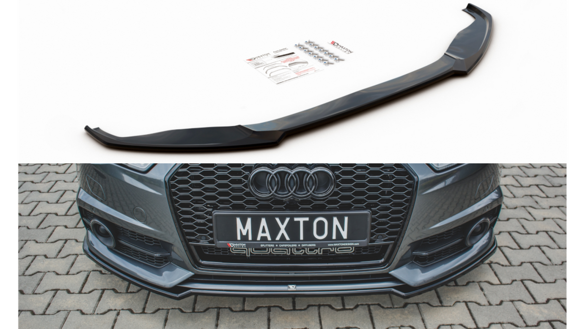 Splitter Audi A6 C7 Facelift S-Line esi Läikiv must