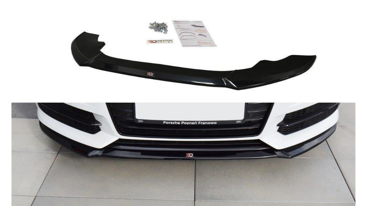 Splitter Audi A6 C7 S-Line esi v.1 Läikiv must