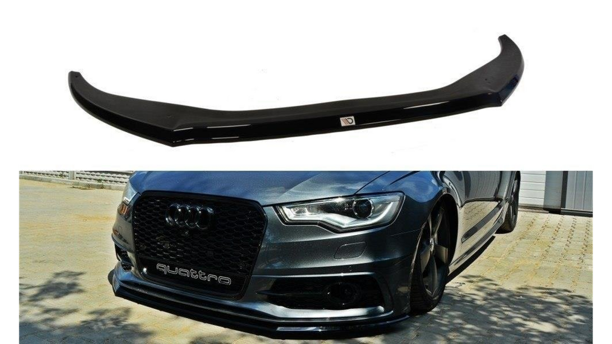 Splitter Audi A6 C7 S-Line esi v.2 Läikiv must