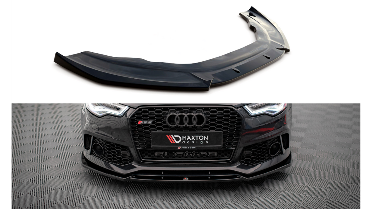 Splitter Audi A6 C7 esi RS6 Look Läikiv must