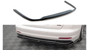 Splitter Audi A6 C8 tagumine keskosa Läikiv must