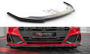 Splitter Audi A7 C8 S-Line esi v.1 Läikiv must