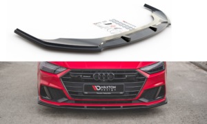 Splitter Audi A7 C8 S-Line esi v.2 Läikiv must