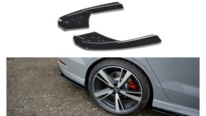 Splitter Audi RS3 8V Facelift tagumine külje Läikiv must
