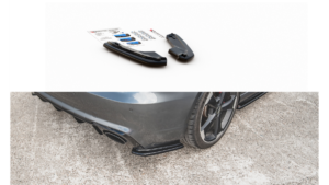 Splitter Audi RS3 8V Sportback tagumine külje v.1 Läikiv must
