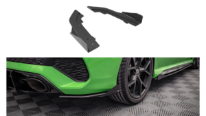 Splitter Audi RS3 8Y tagumine külje Street Pro must + läikivad Tiivad