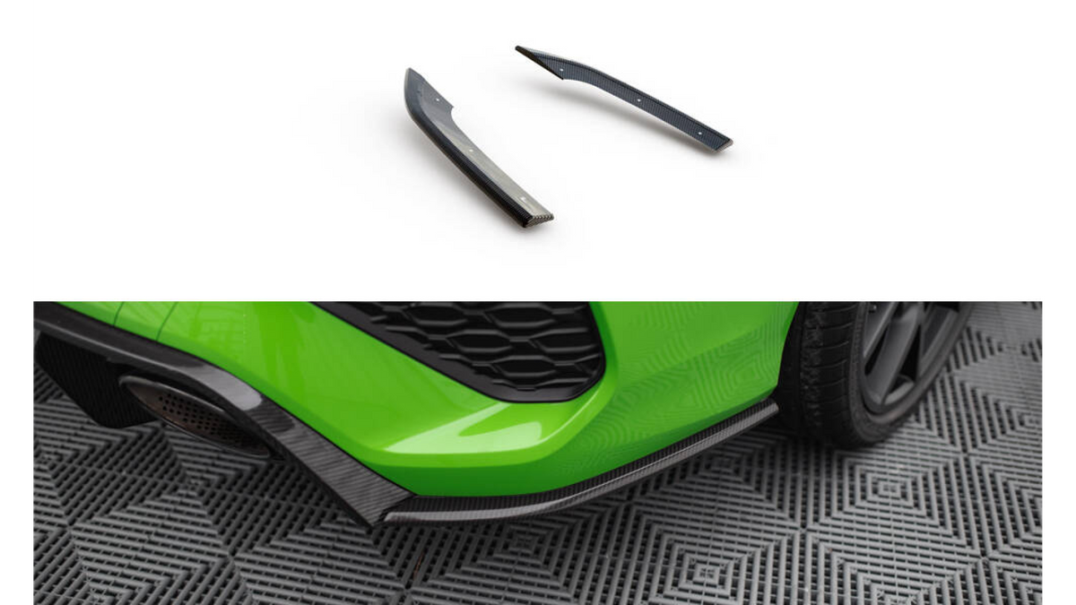 Splitter Audi RS3 8Y tagumine külje v.2 Carbon