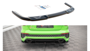 Splitter Audi RS3 8Y tagumine keskosa Läikiv must