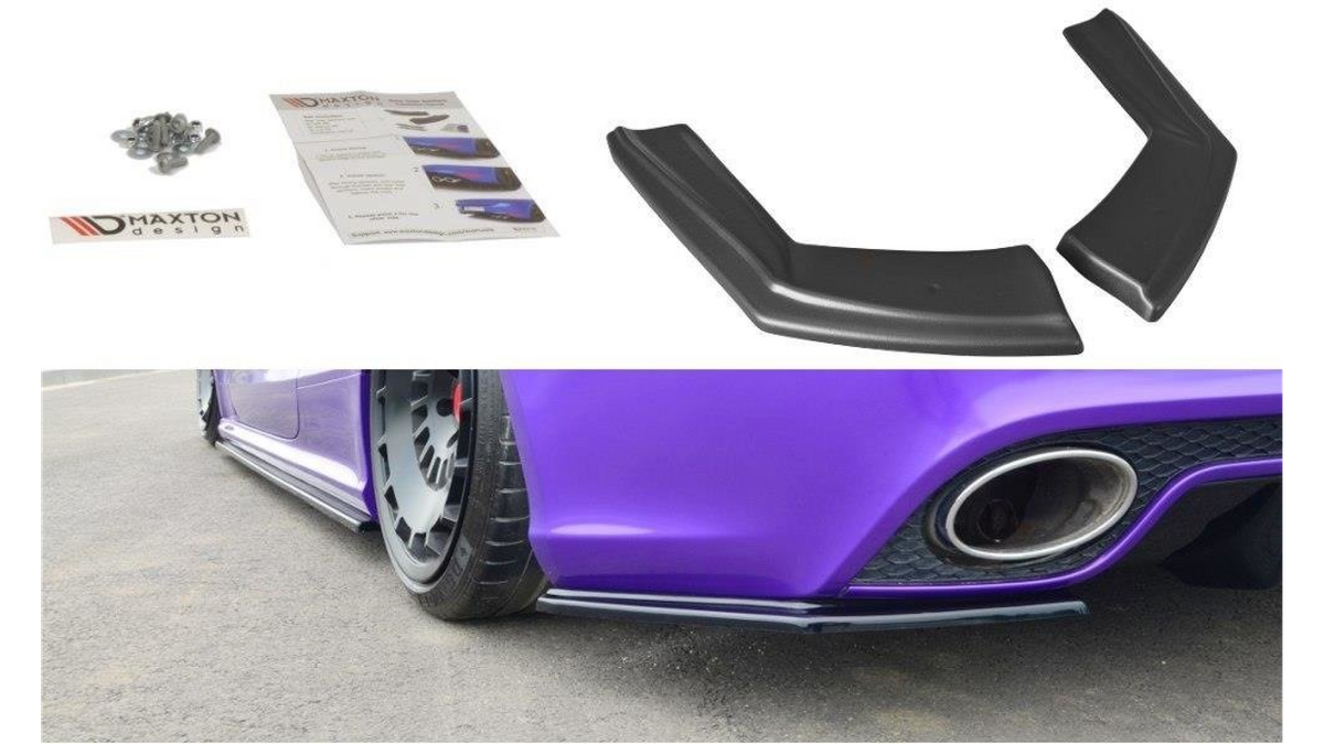 Splitter Audi RS5 8T Facelift tagumine Läikiv must
