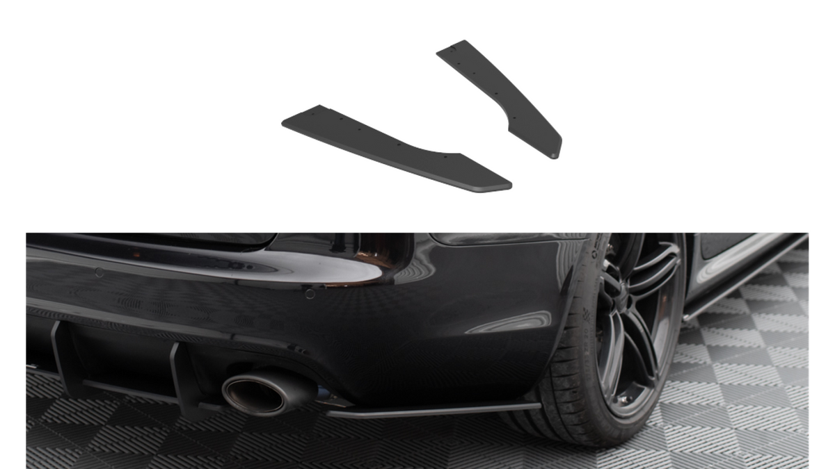 Splitter Audi RS6 C6 tagumine külje Street Pro must-punane