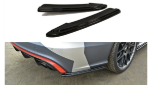 Splitter Audi RS6 C7 tagumine külje Läikiv must