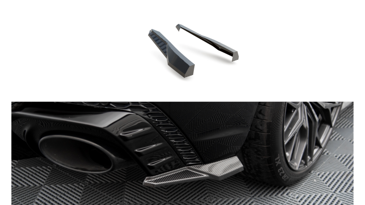 Splitter Audi RSQ8 4M tagumine külje Carbon