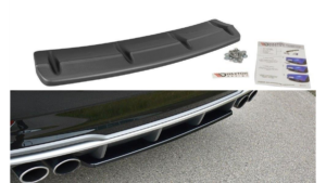 Splitter Audi S3 8V Facelift tagumine keskosa Läikiv must