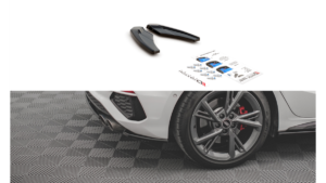 Splitter Audi S3 8Y tagumine külje v.1 Läikiv must