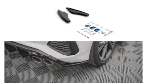Splitter Audi S3 8Y tagumine külje v.2 Läikiv must