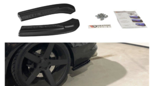 Splitter Audi S4 B8 Facelift tagumine külje Läikiv must
