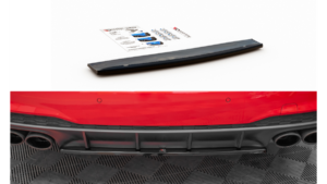 Splitter Audi S7 C8 tagumine keskosa Läikiv must