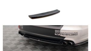 Splitter Audi S8 D4 tagumine keskosa Läikiv must