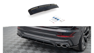 Splitter Audi SQ8 4M tagumine keskosa Difuusoriga Läikiv must