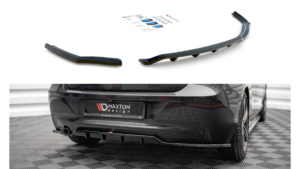 Splitter BMW 1 F20 tagumine keskosa Difuusoriga Läikiv must