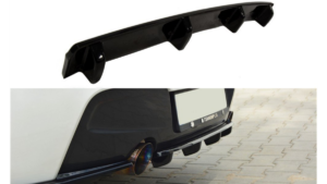 Splitter BMW 1 F20 tagumine keskosa Difuusoriga M-Power Läikiv must