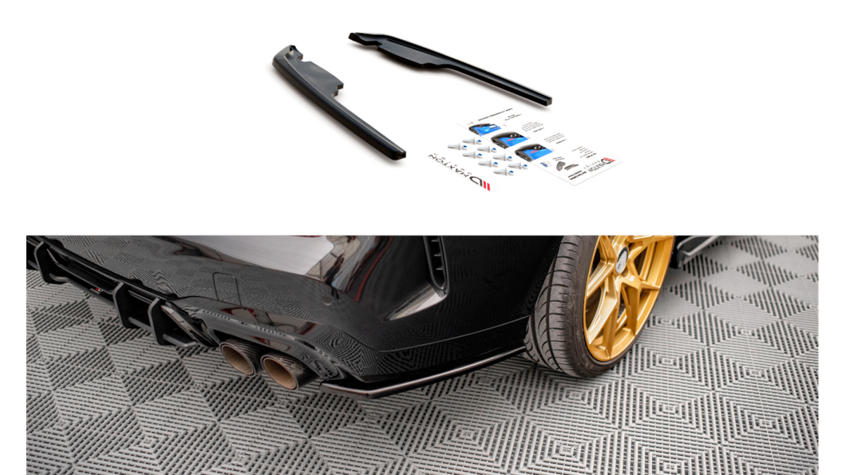 Splitter BMW 2 F44 M-Pack tagumine külje Läikiv must