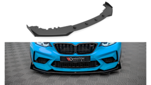 Splitter BMW 2 F87 Competition esi Pro v.1 + tiivad must-punane