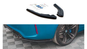 Splitter BMW 2 F87 M-Pack tagumine külje v.2 Läikiv must