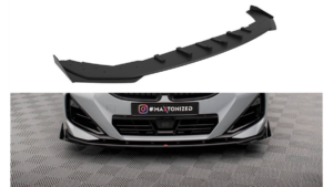 Splitter BMW 2 G42 M-Pack esi Pro + tiivad must-punane