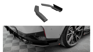Splitter BMW 2 G42 M-Pack tagumine külje Street Pro must + läikivad Tiivad