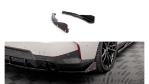 Splitter BMW 2 G42 M-Pack tagumine külje v.2 + Tiivad Läikiv must