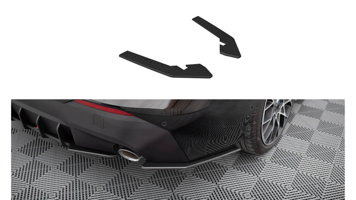 Splitter BMW 2 G42 tagumine külje Street Pro must-punane