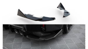 Splitter BMW 2 G87 M-Pack tagumine külje Carbon